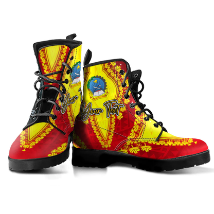 Africa Boots Angola Leather Boots Vintage African Dashiki