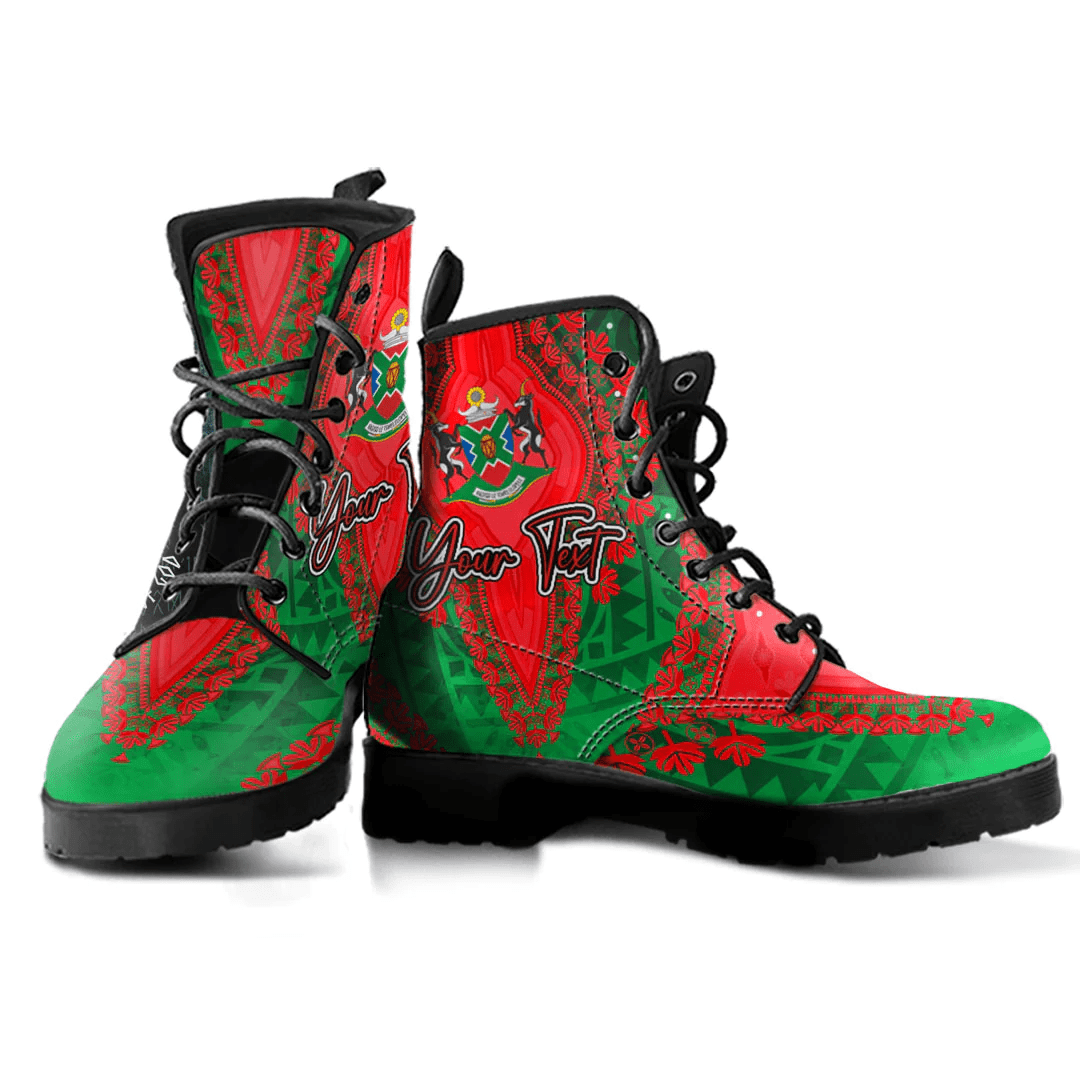 Africa Boots North West Region of South Africa Leather Boots Vintage African Dashiki
