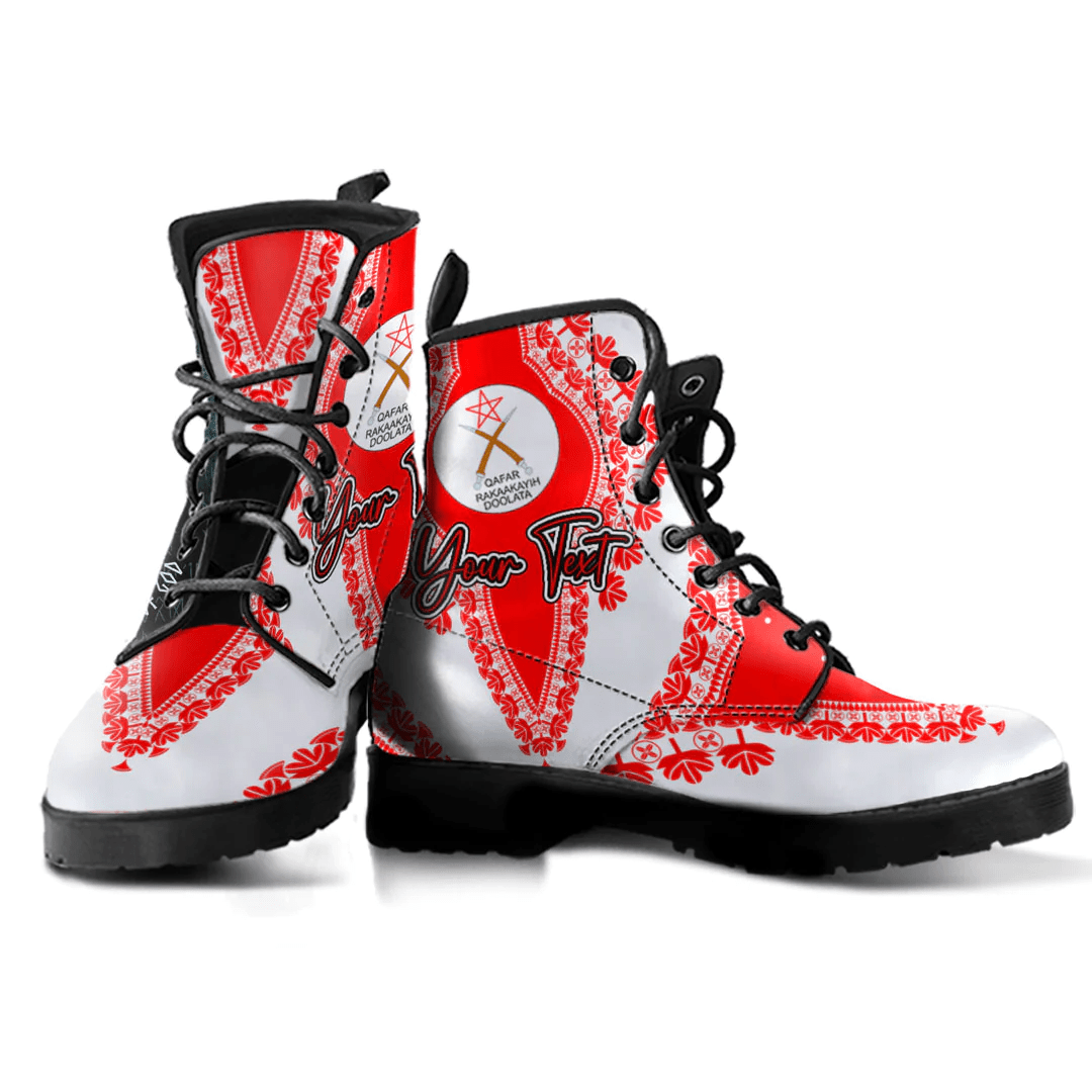 Africa Boots Afar White Version Ethiopia National Regional State Leather Boots Vintage African Dashiki