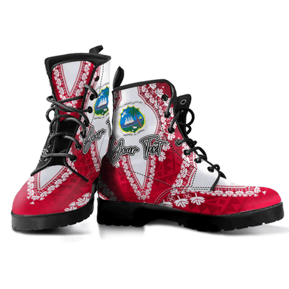 Africa Boots Liberia Leather Boots Vintage African Dashiki