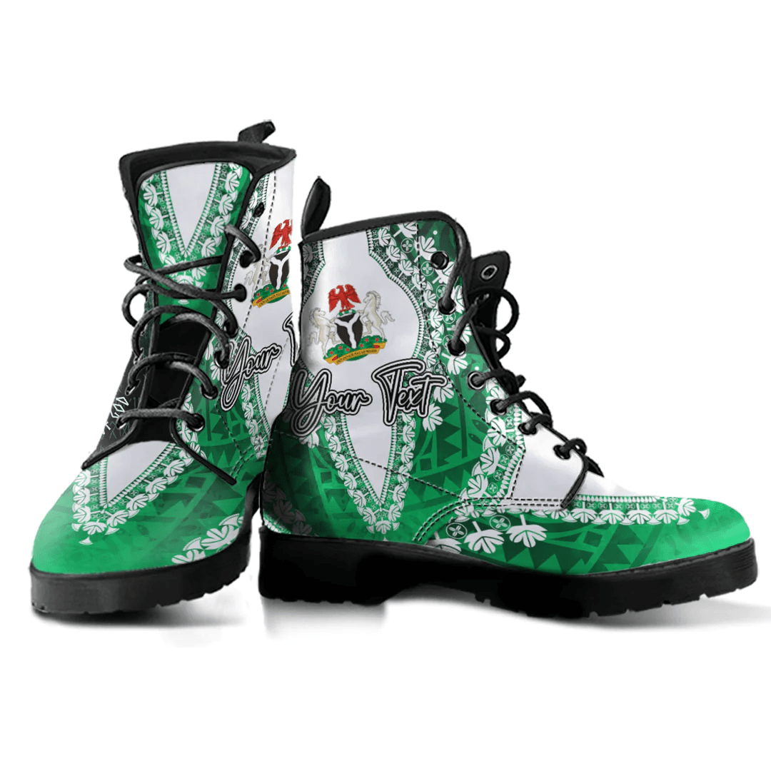 Africa Boots Nigeria Leather Boots Vintage African Dashiki