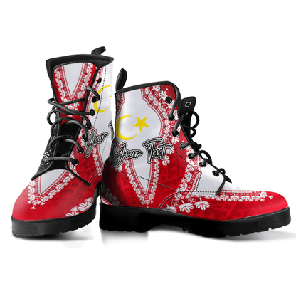 Africa Boots Gambia Leather Boots Vintage African Dashiki