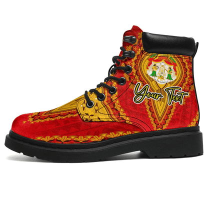 Africa Boots Oromo All Season Boots Vintage African Dashiki