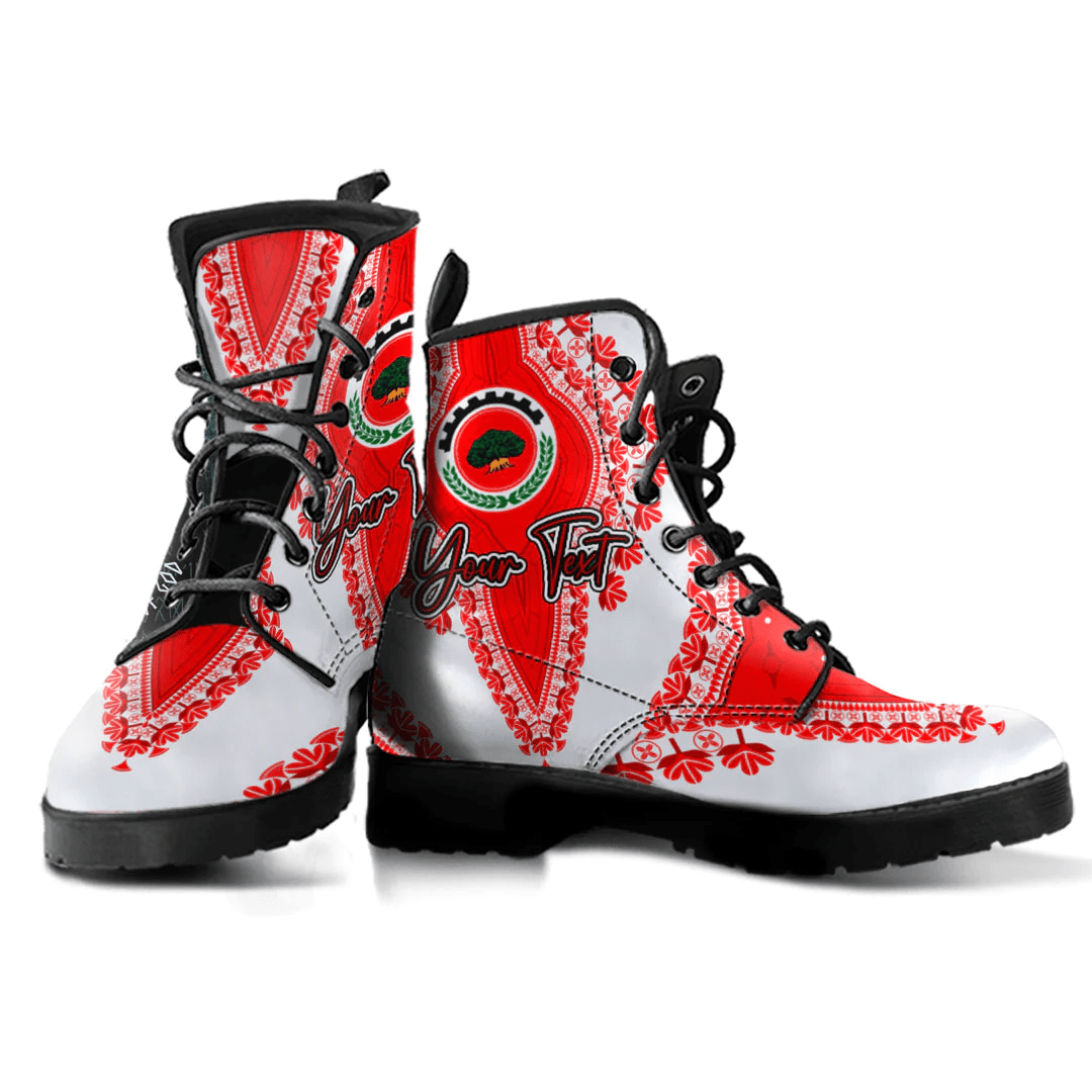 Africa Boots Oromia White Version Ethiopia National Regional State Leather Boots Vintage African Dashiki