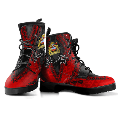 Africa Boots Malawi Leather Boots Vintage African Dashiki