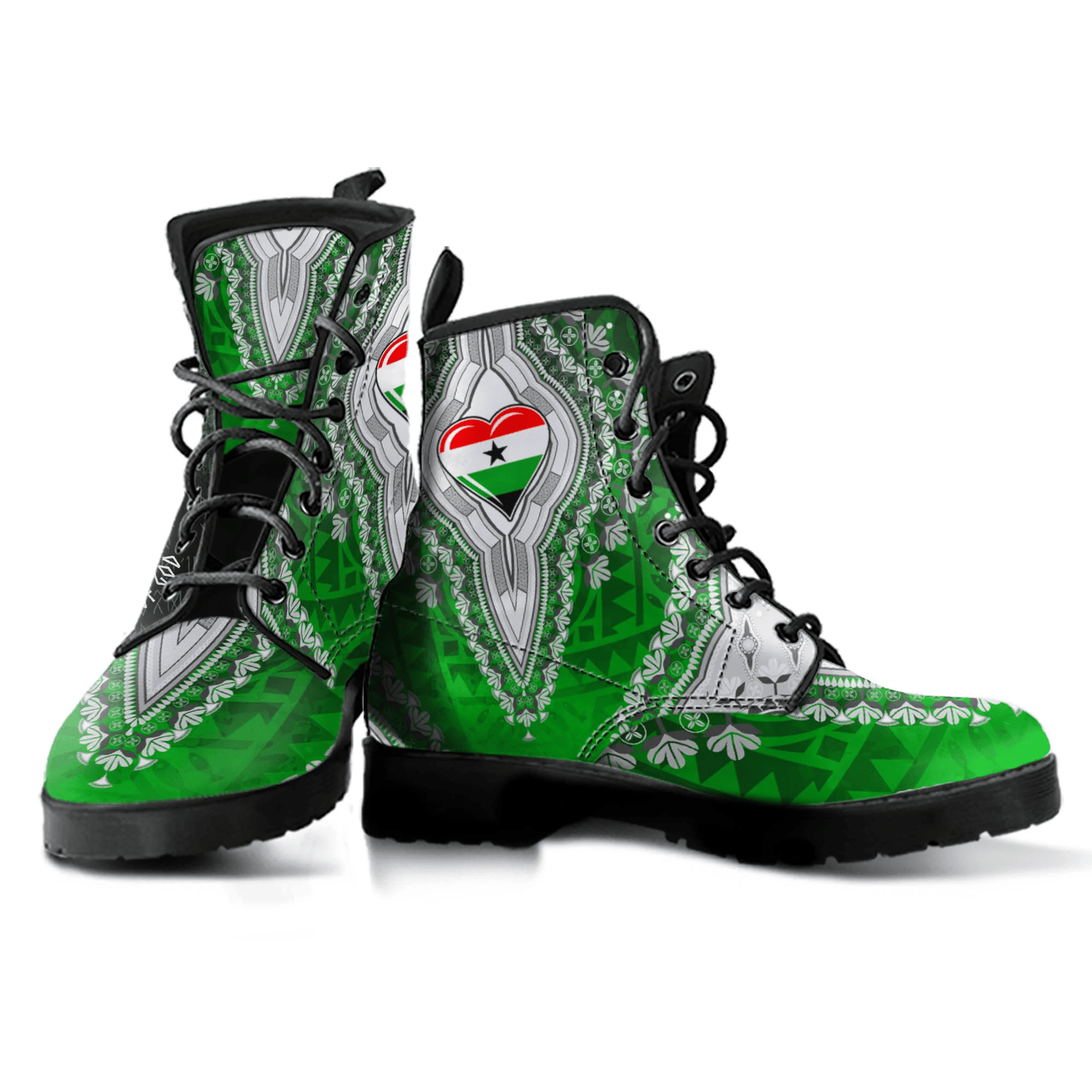 Africa Boots Gambella Ethiopia National Regional State Leather Boots Vintage African Dashiki
