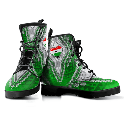 Africa Boots Gambella Ethiopia National Regional State Leather Boots Vintage African Dashiki