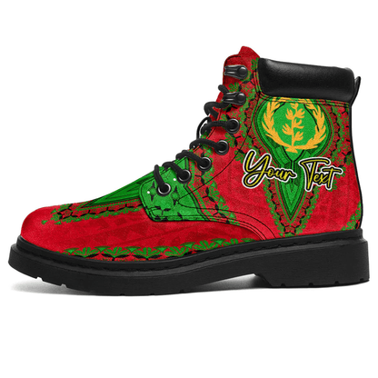 Africa Boots Eritrea All Season Boots Vintage African Dashiki