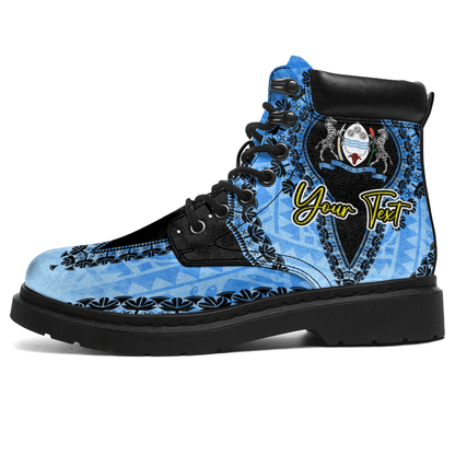 Africa Boots Botswana All Season Boots Vintage African Dashiki