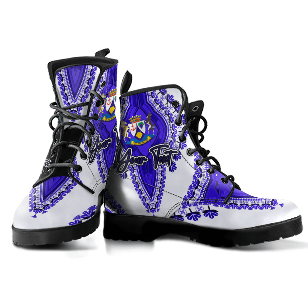 Africa Boots Western Cape Region of South Africa Leather Boots Vintage African Dashiki