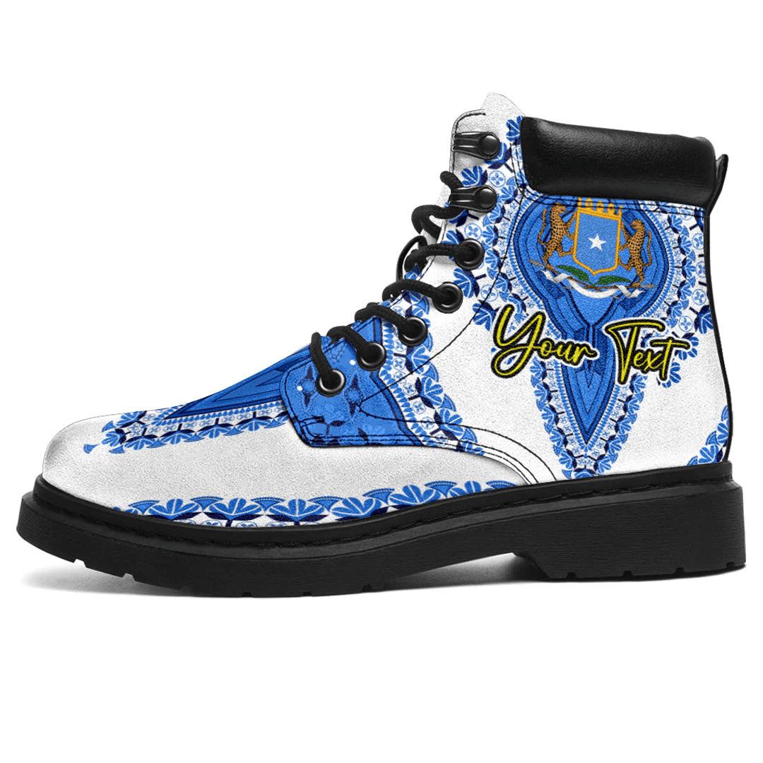 Africa Boots Somalia White Version All Season Boots Vintage African Dashiki