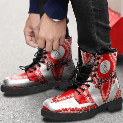 Africa Boots Afar White Version Ethiopia National Regional State Leather Boots Vintage African Dashiki