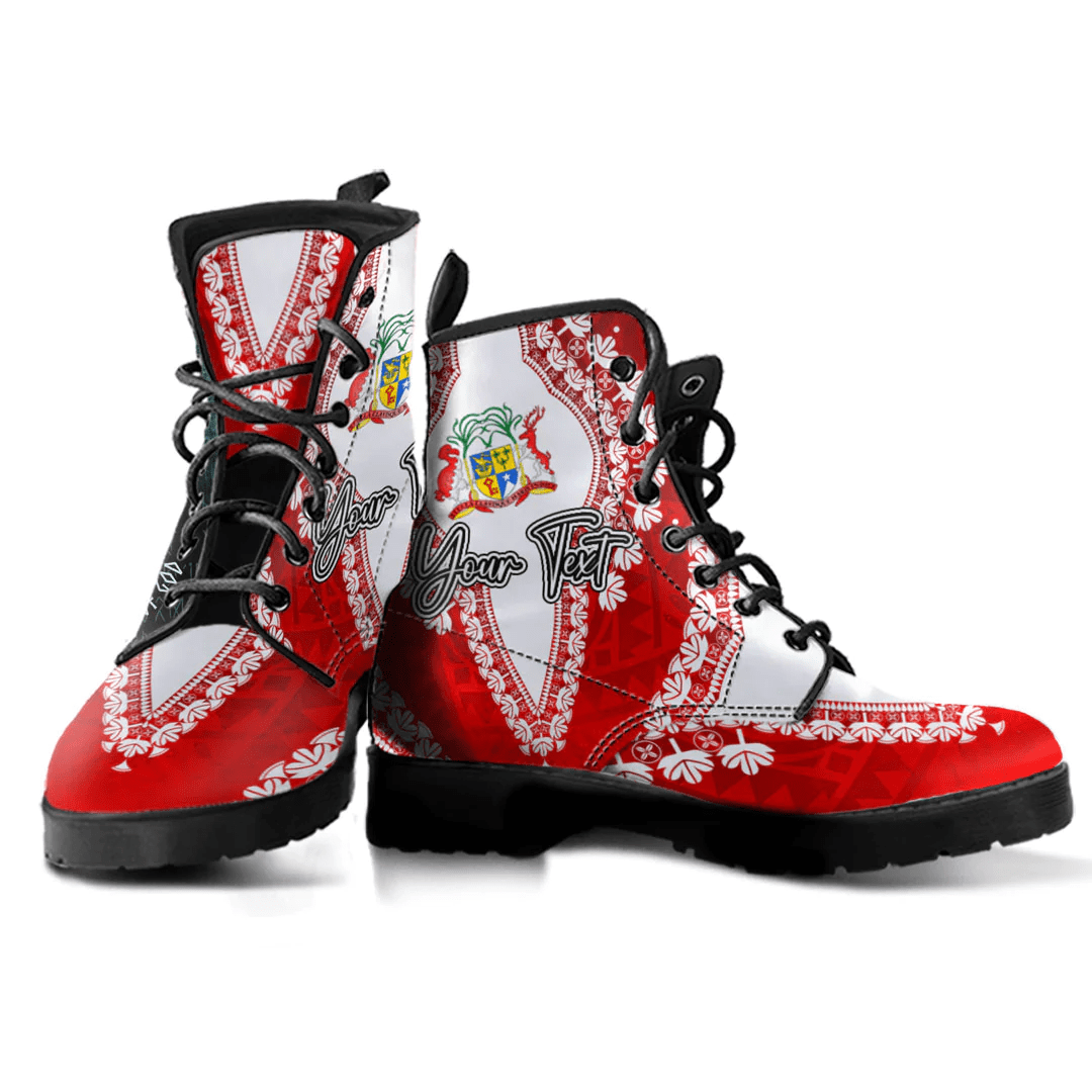 Africa Boots Mauritius Leather Boots Vintage African Dashiki