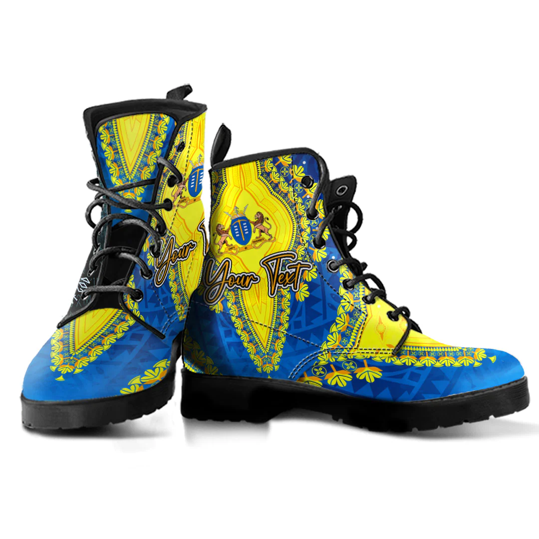 Africa Boots Gauteng Region of South Africa Leather Boots Vintage African Dashiki