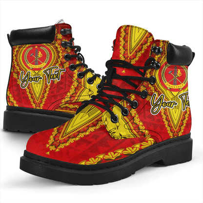Africa Boots Tigray Red Version Ethiopia National Regional States All Season Boots Vintage African Dashiki