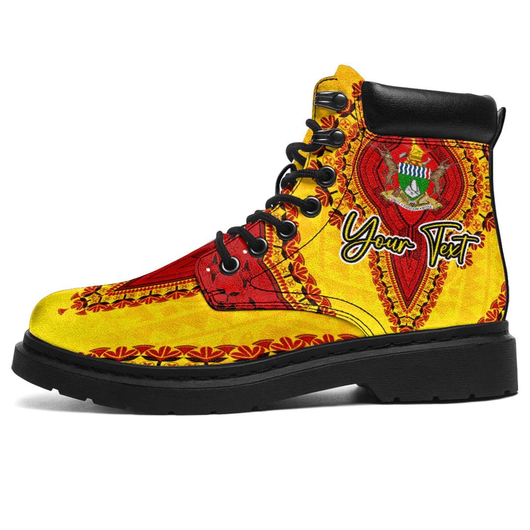 Africa Boots Zimbabwe All Season Boots Vintage African Dashiki