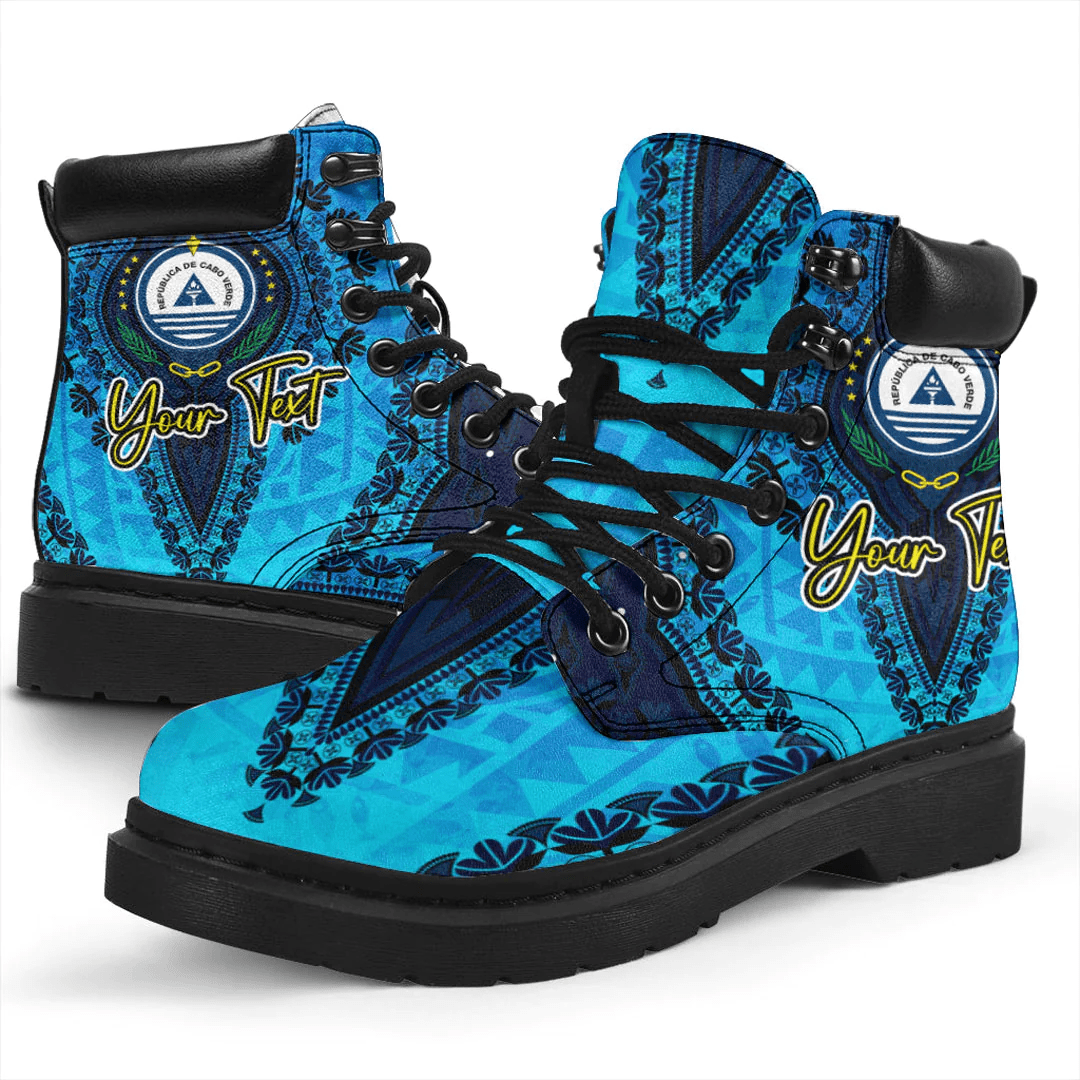 Africa Boots Cape Verde Special Version All Season Boots Vintage African Dashiki