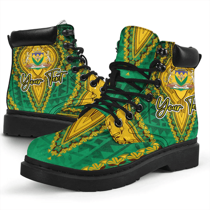 Africa Boots Free State Region of South Africa All Season Boots Vintage African Dashiki