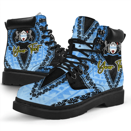 Africa Boots Botswana All Season Boots Vintage African Dashiki