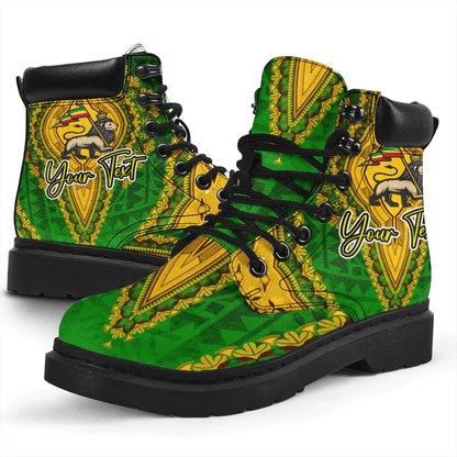 Africa Boots Ethiopia All Season Boots Vintage African Dashiki