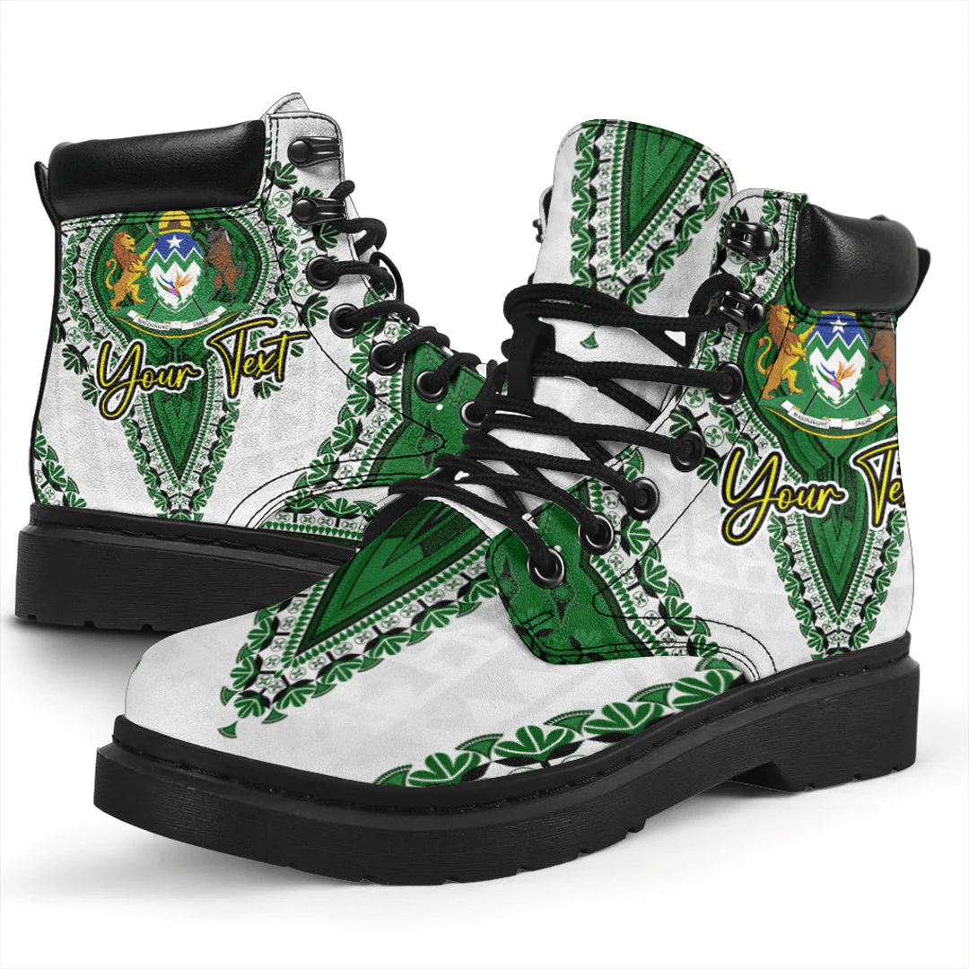 Africa Boots KwaZulu Natal Region of South Africa All Season Boots Vintage African Dashiki