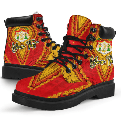 Africa Boots Oromo All Season Boots Vintage African Dashiki