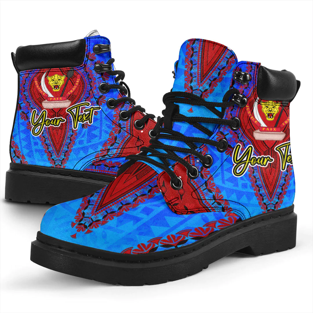 Africa Boots Democratic Republic Of The Congo All Season Boots Vintage African Dashiki