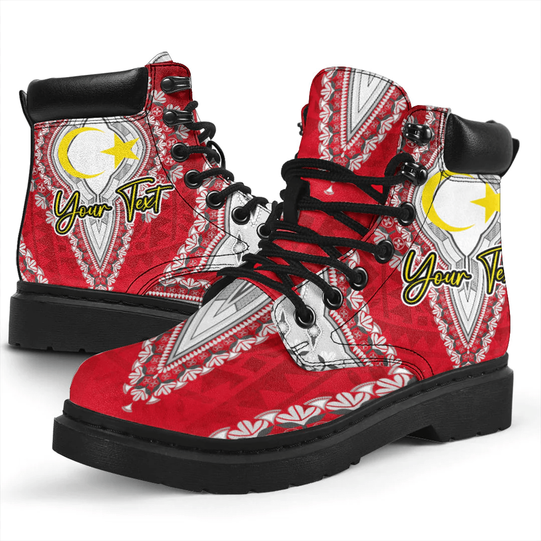 Africa Boots Gambia All Season Boots Vintage African Dashiki