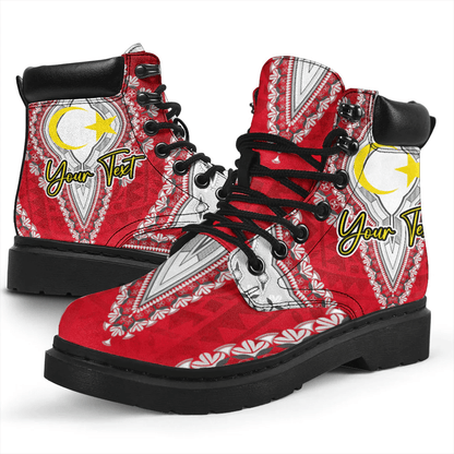 Africa Boots Gambia All Season Boots Vintage African Dashiki