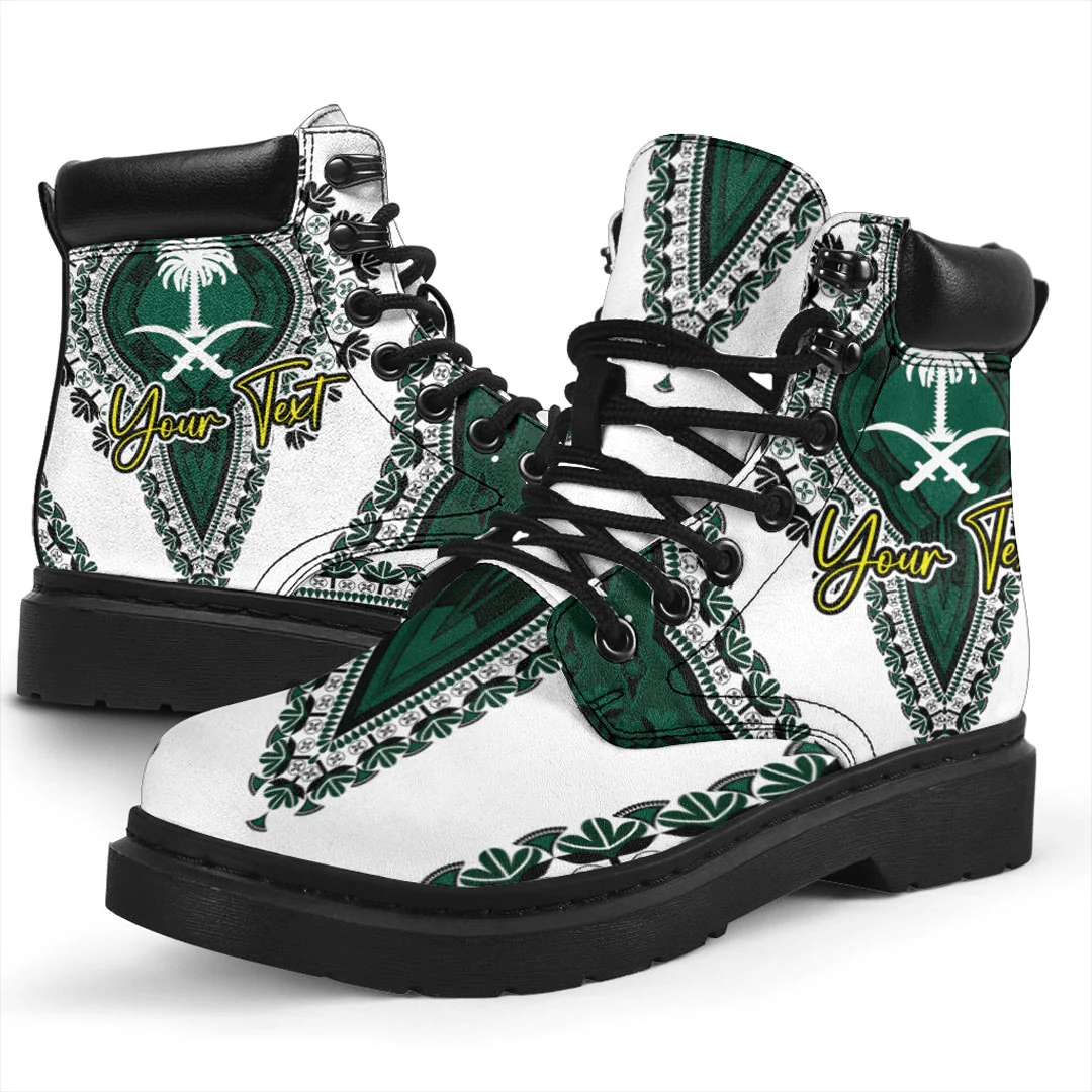 Africa Boots Saudi Arabia White Version All Season Boots Vintage African Dashiki