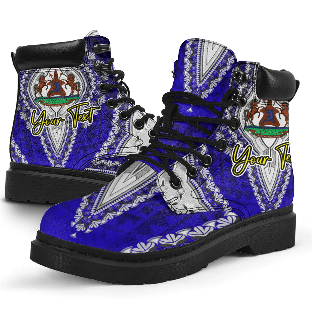 Africa Boots Lesotho All Season Boots Vintage African Dashiki