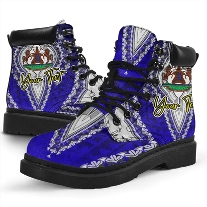Africa Boots Lesotho All Season Boots Vintage African Dashiki