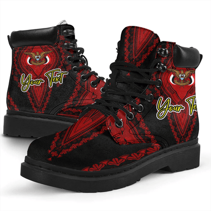 Africa Boots Yemen Black Version All Season Boots Vintage African Dashiki