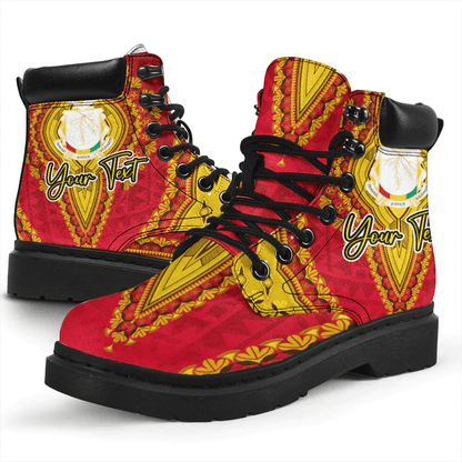 Africa Boots Guinea All Season Boots Vintage African Dashiki