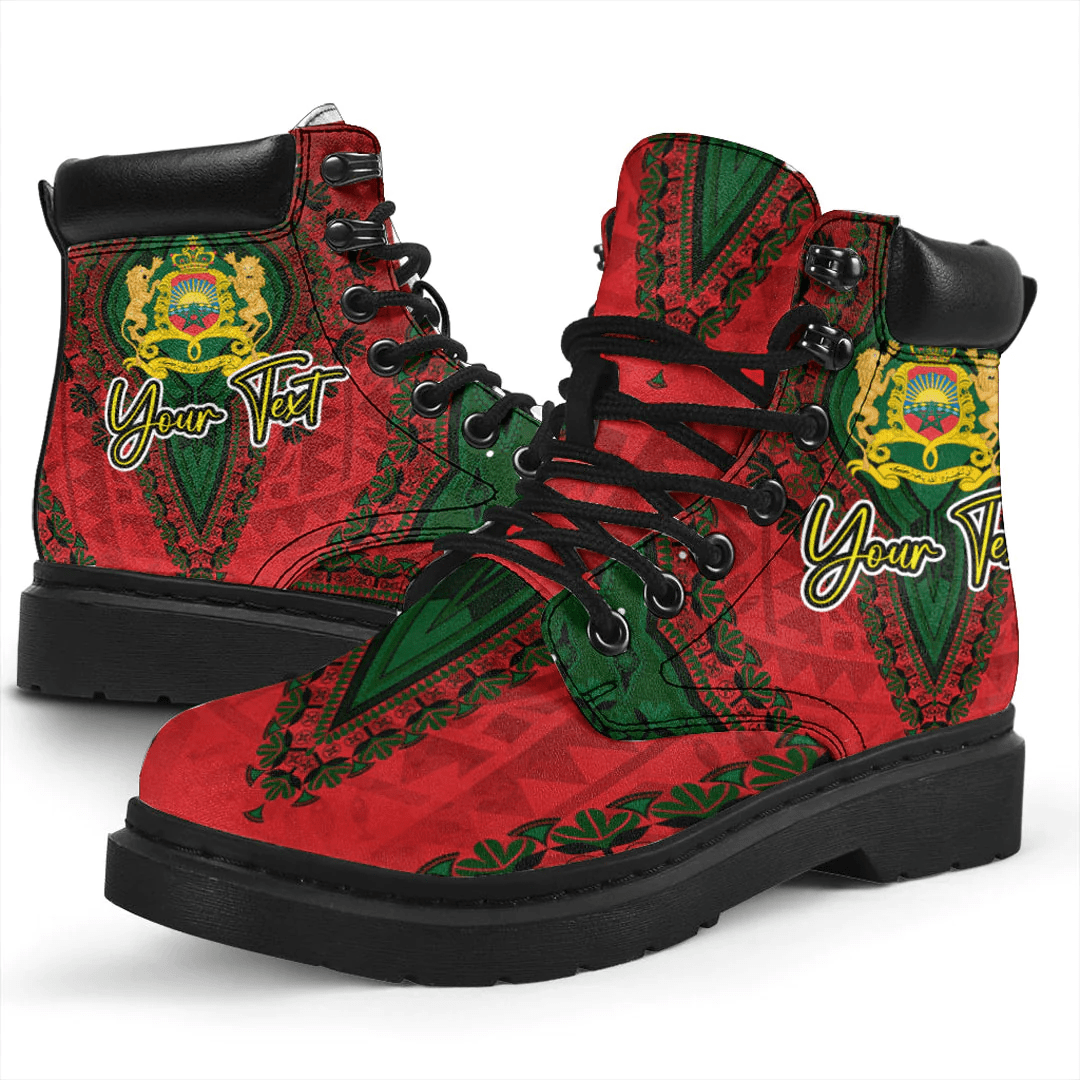 Africa Boots Morocco All Season Boots Vintage African Dashiki