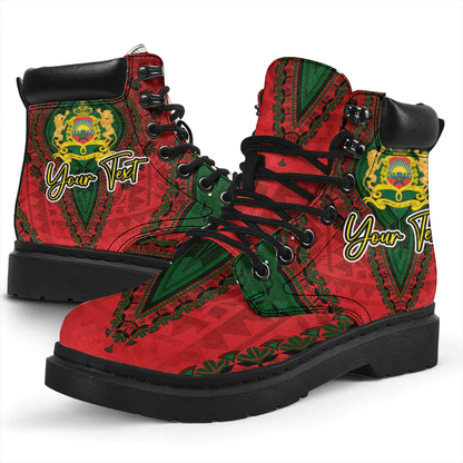 Africa Boots Morocco All Season Boots Vintage African Dashiki