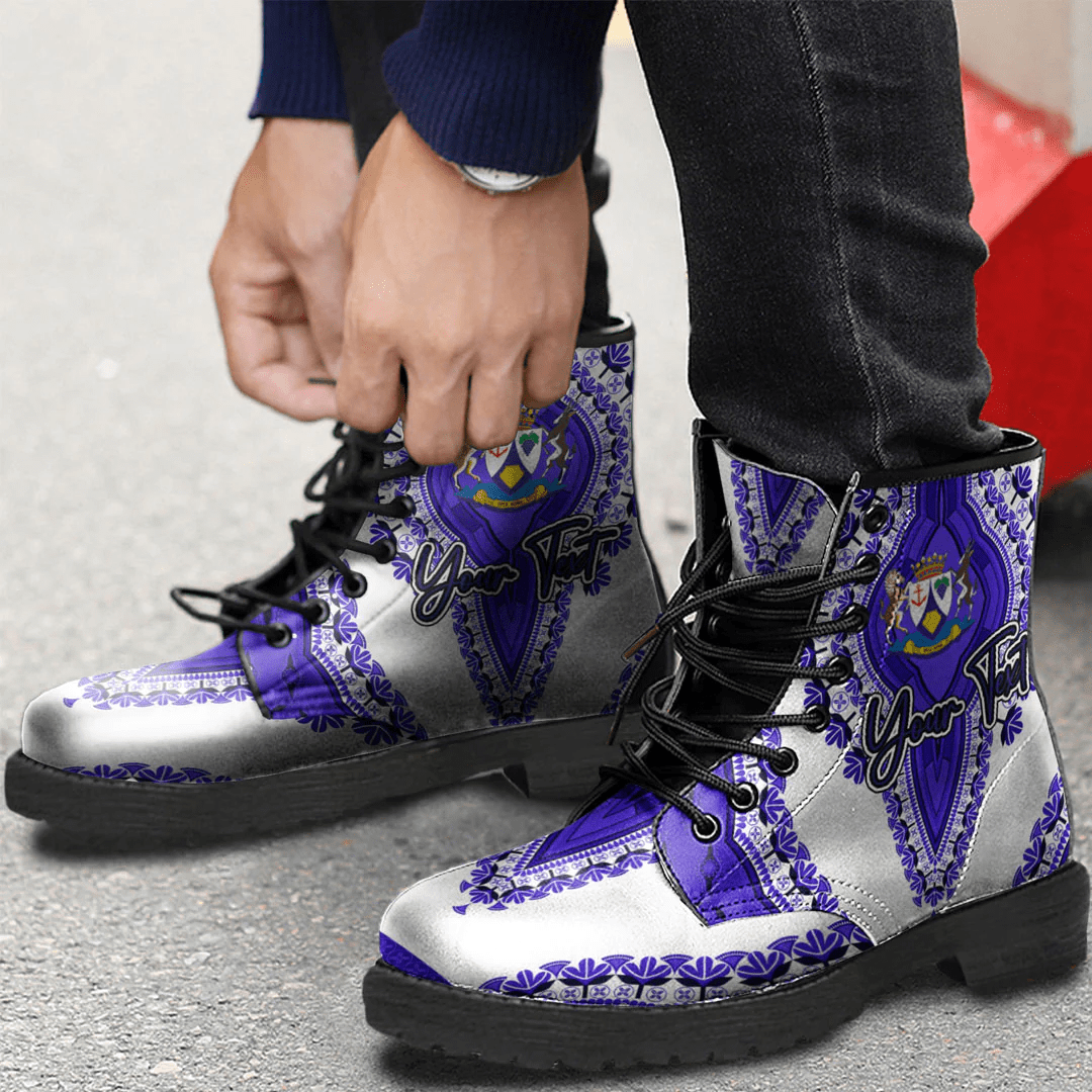 Africa Boots Western Cape Region of South Africa Leather Boots Vintage African Dashiki