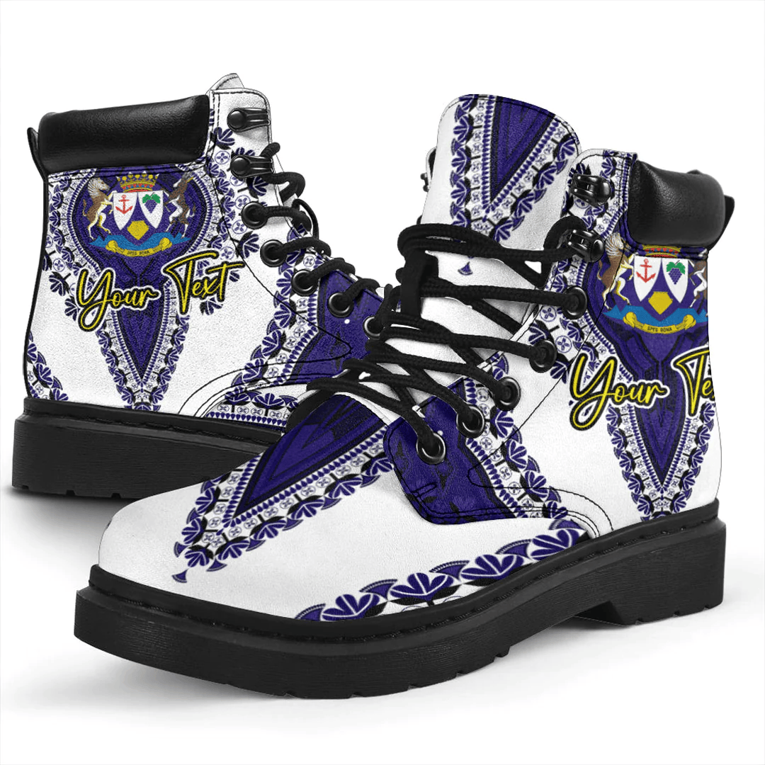 Africa Boots Western Cape Region of South Africa All Season Boots Vintage African Dashiki