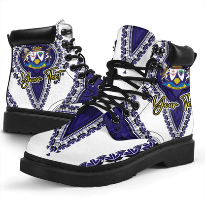 Africa Boots Western Cape Region of South Africa All Season Boots Vintage African Dashiki