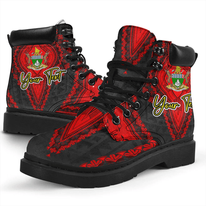 Africa Boots Sudan Black Version All Season Boots Vintage African Dashiki