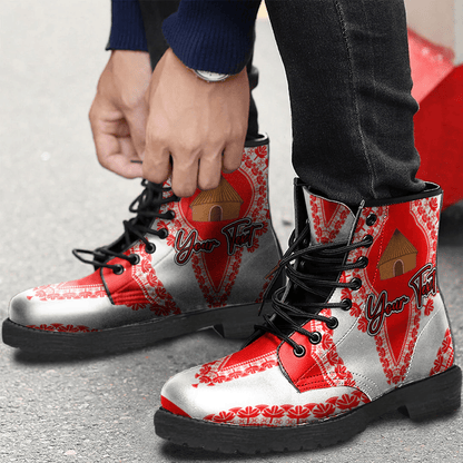 Africa Boots Southern Nations Ethiopia National Regional State Leather Boots Vintage African Dashiki