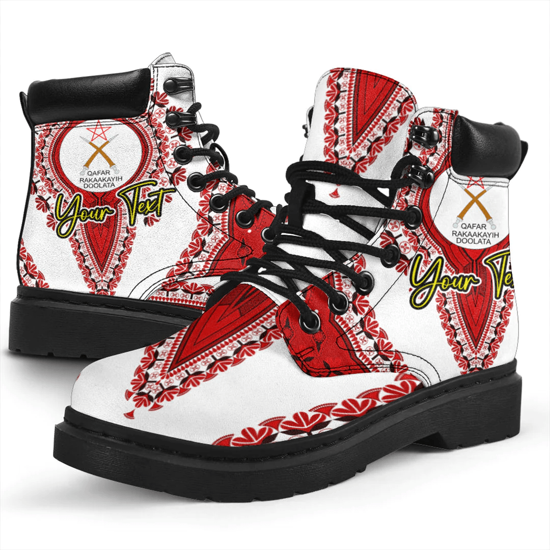 Africa Boots Afar White Version Ethiopia National Regional State All Season Boots Vintage African Dashiki