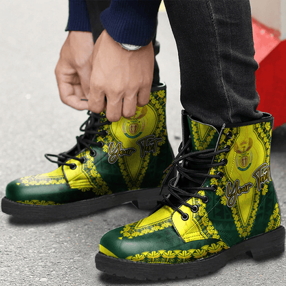 Africa Boots South Africa Leather Boots Vintage African Dashiki
