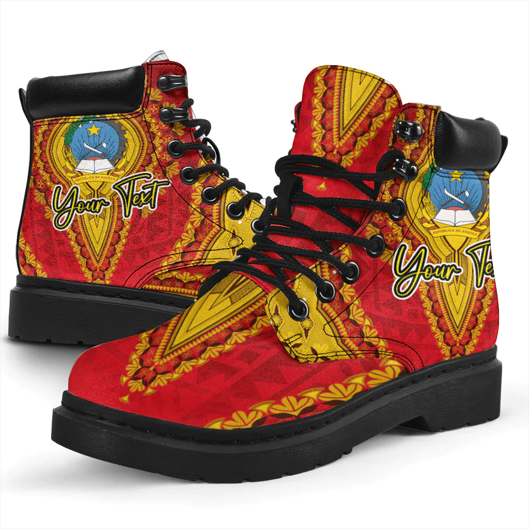 Africa Boots Angola All Season Boots Vintage African Dashiki