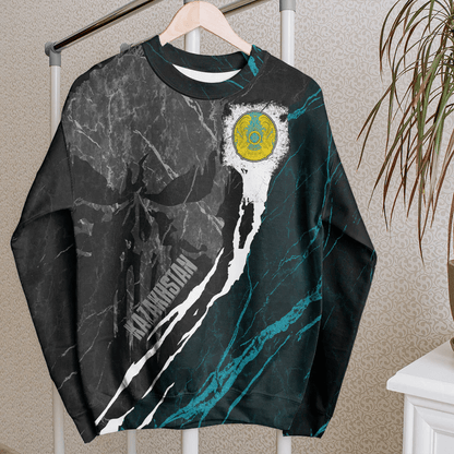 Clothing Kazakhstan Sweatshirt Skull Pro Jersey