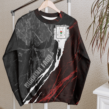Clothing Burkina Faso Sweatshirt Skull Pro Jersey