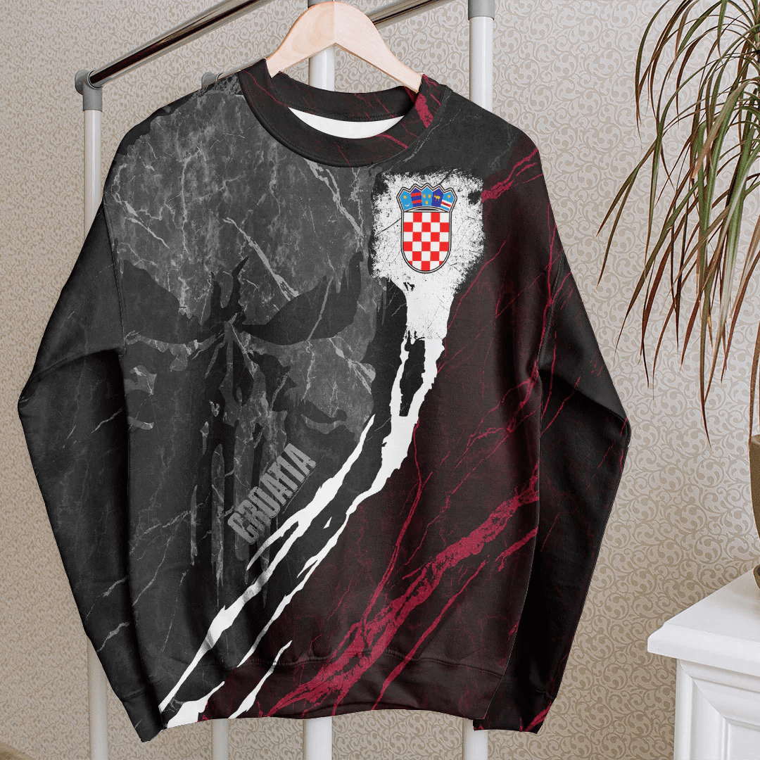 Clothing Croatia Sweatshirt Skull Pro Jersey