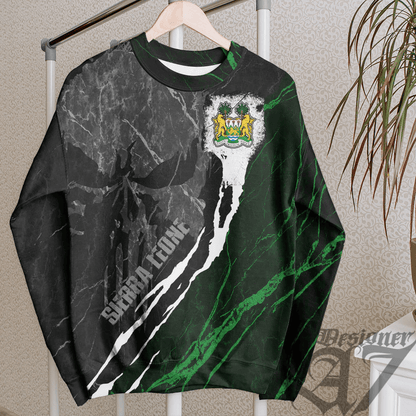 Clothing Sierra Leone Sweatshirt Skull Pro Jersey