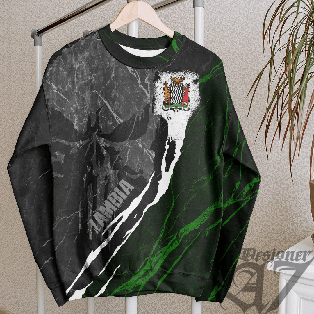 Clothing Zambia Sweatshirt Skull Pro Jersey