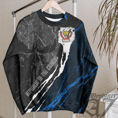 Clothing Republic Of The Congo Sweatshirt Skull Pro Jersey